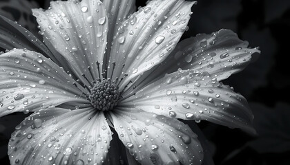 water drops on a flower black and white black and white flower beautiful view and seen beautiful background and wallpaper hd picture beautiful white color flower 