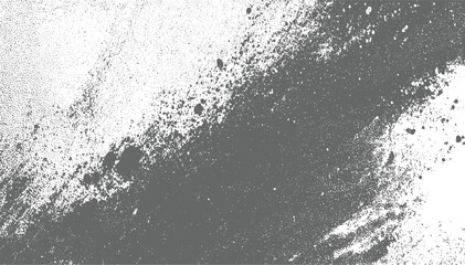 Abstract Grunge Splatter Texture with Brush Stroke Noise vector design on transparent background.