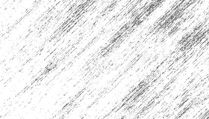 Grunge scratched Monochrome Distressed Fabric Texture  Abstract Vector  sprayed ink grain texture overlay.   black and white gritty vector design on transparent background.