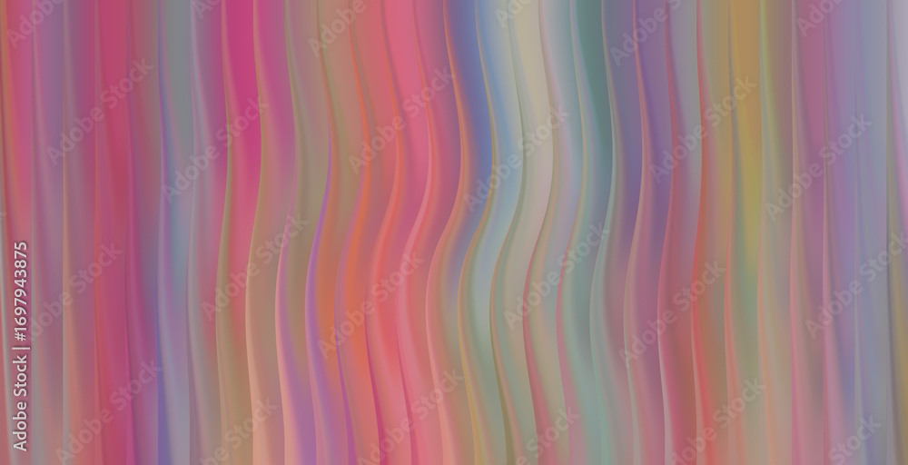 Aufkleber abstract colorful background with wavy lines and blurred effect design element