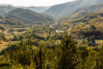 Fototapeta premium Valley near Mokra Gora, Serbia
