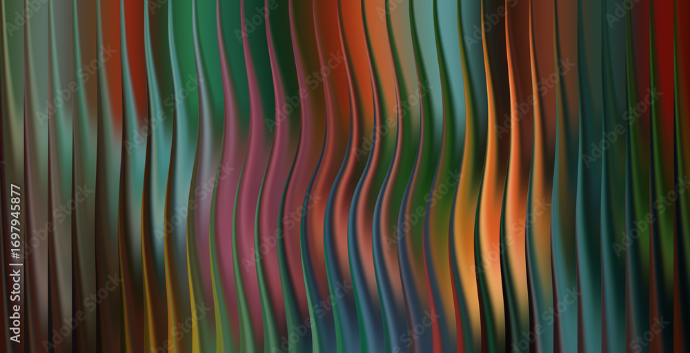 Poster abstract colorful background with vertical lines and shapes in vibrant tones