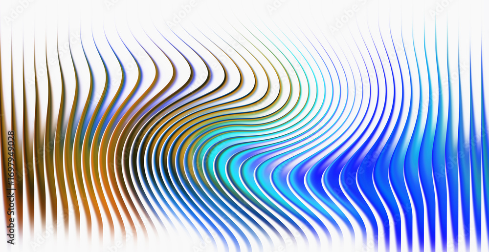 Poster abstract colorful wavy background isolated on white background with smooth effect