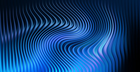 Abstract blue wavy lines create a modern and dynamic background design