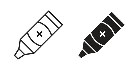 Ointment icon symbol for logo, web, app designs.