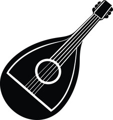 guitar and musical instruments vector icon