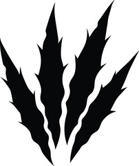 Claws Scratches Animal Monster Mark Design Element 