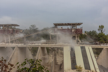 Stone quarry near Uzice town, Serbia