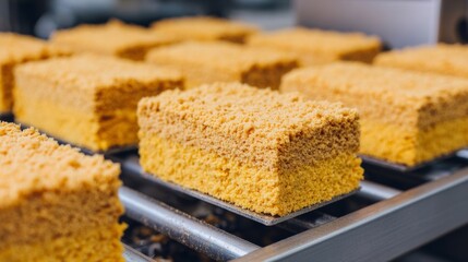 Golden, crumbly cornbread squares conjure harvest festivities and cozy Southern gatherings, evoking nostalgic flavors of autumnal abundance