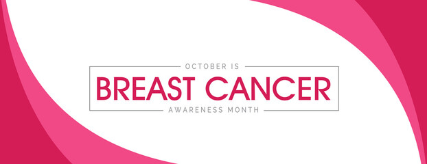 Breast Cancer Awareness month. Bright Brest Cancer medical banner, poster post. Vector illustration Background 