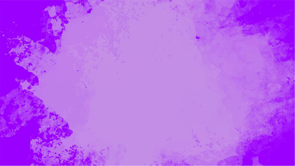 Obraz premium Purple watercolor background with copyspace for your design. vector.