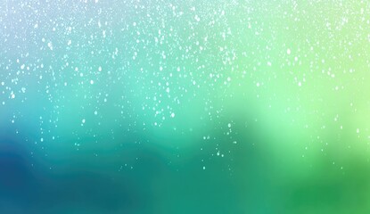 Soft, ethereal, light-filled backdrop with falling, sparkling particles in a gradient of cool colors