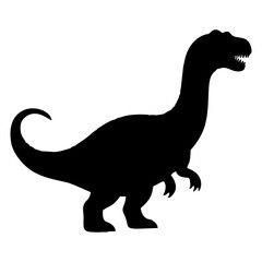 Silhouette of a Tyrannosaurus Rex A Fierce Prehistoric Predator