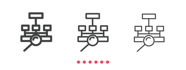 Member of parliament icon. Thin line icon vector