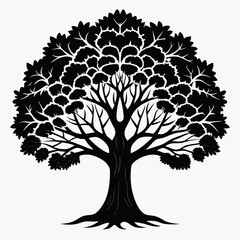 a-bold--graphic-illustration-of-a-mature-deciduous.eps