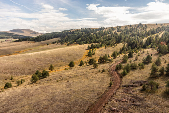 Mountain landscape near Zlatibor, Serbia