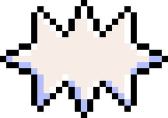 Fototapeta premium Pixel Text Box