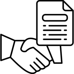 Diplomacy Icon Vector Element