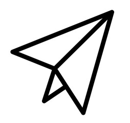 紙飛行機アイコン