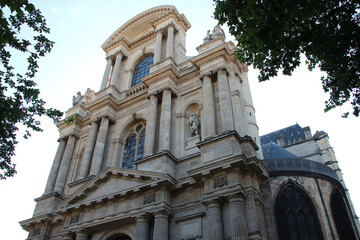 saint-gervais-saint-protais church in paris in france 