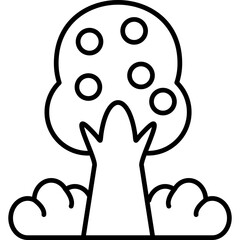 Tree Icon Vector Element