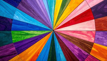 Obraz premium A vibrant abstract painting bursting with a kaleidoscope of colors, featuring swirling patterns and dynamic brushstrokes that evoke energy and emotion.