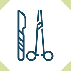 Surgical Instruments Icon