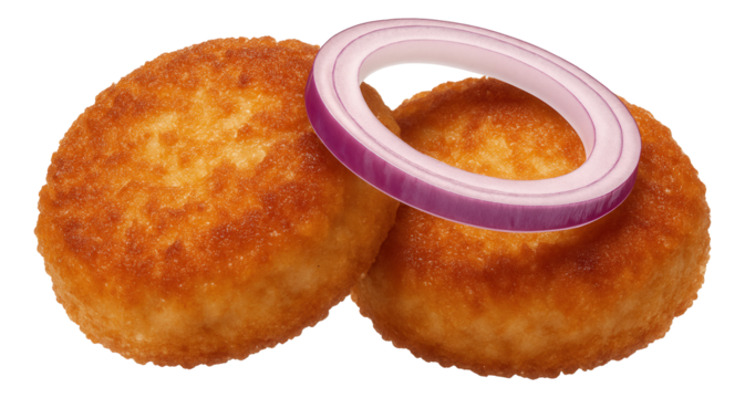 Heart-shaped pastry with a glossy cherry glaze and a single mint leaf on a vintage floral plate