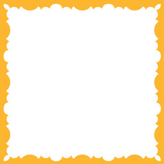 Decorative Gold Frame Border Design