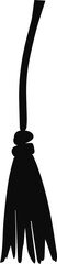witch broom silhouette