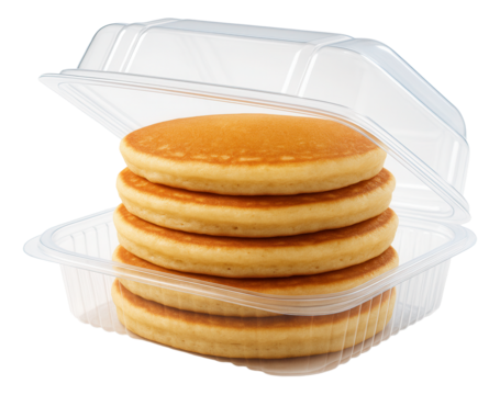 Open can of peach slices in heavy syrup, arranged in concentric circles