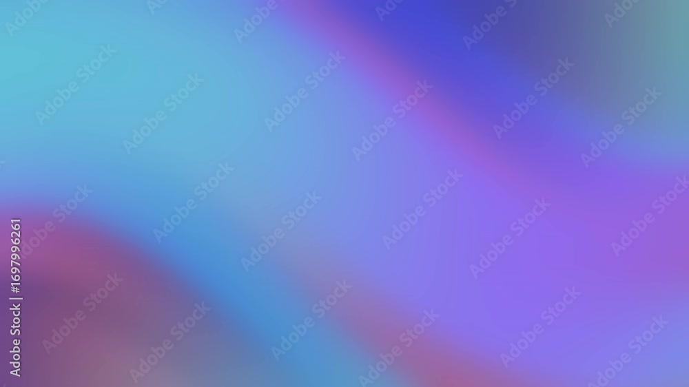 Poster vibrant blue gradient, abstract lines of light and color create a soft, blurred backdrop of a rainbo
