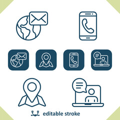 Contact Us - Contact Icons