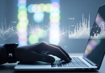 Analyzing digital financial data on modern laptop