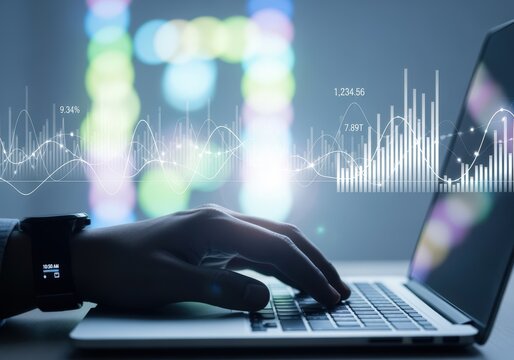 Analyzing digital financial data on modern laptop