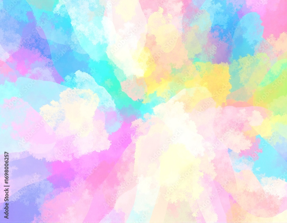 Poster A vibrant abstract watercolor background vector featuring a blend of rich hues and soft brush strokes, creating a visually captivating and priceless design.
