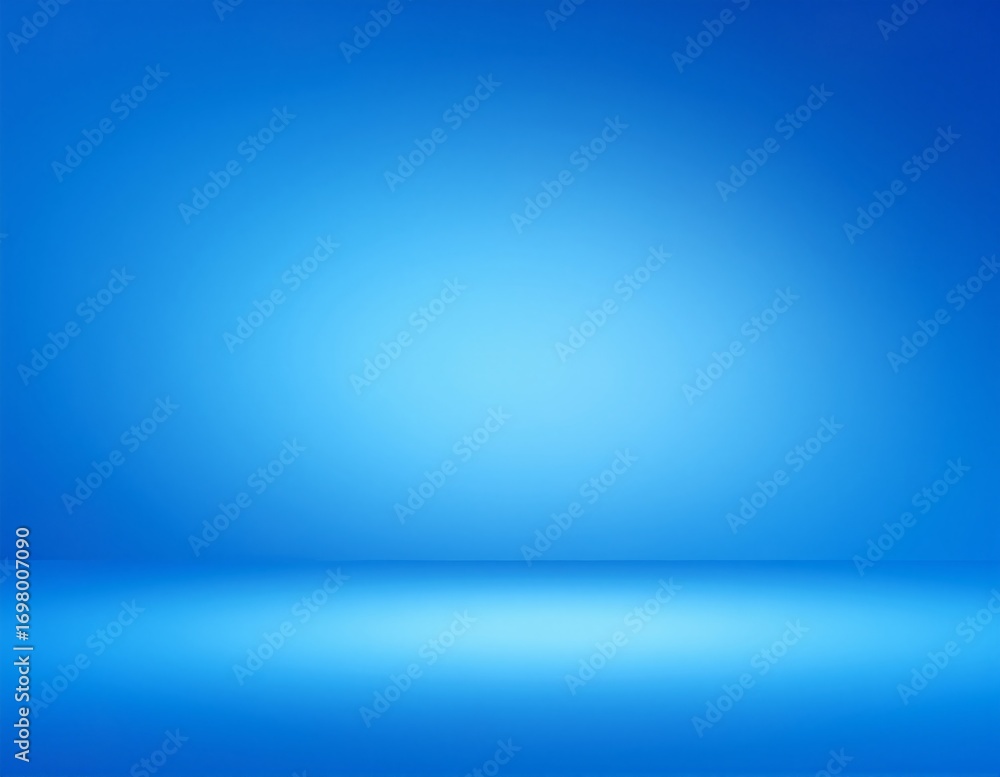 Poster a serene blue background featuring smooth gradients that transition from deep navy to soft sky blue,