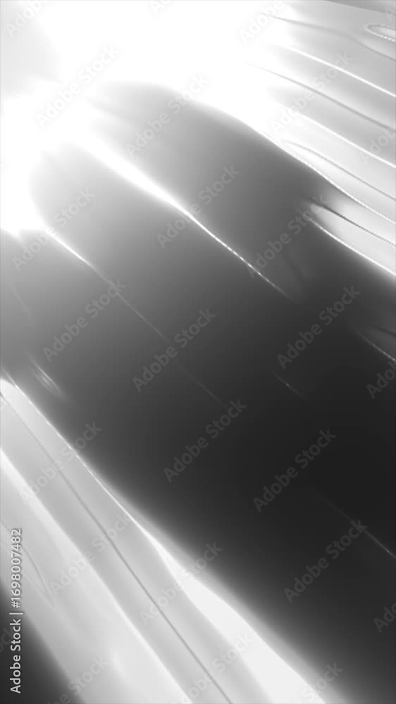Poster a dynamic flowing texture, with smooth and reflective surfaces, showcasing streaks of light and shad