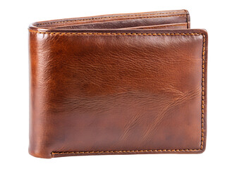 new leather wallet png image on transparent background