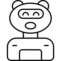 Robot Icon Vector Element