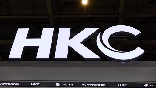 BERLIN, GERMANY - September 7th, 2025: Photo of HKC brand logo at IFA