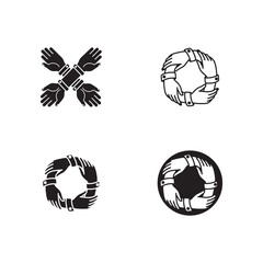A dynamic vector illustration set of soccer balls with wings, featuring black and white designs