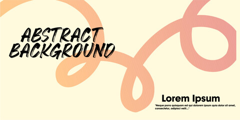 Artistic Brush Stroke Abstract Shape Elegant Design Presentation Background