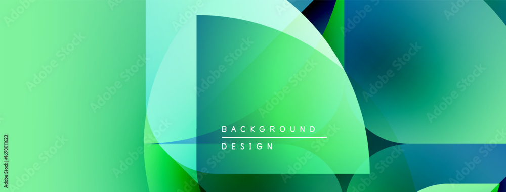 Aufkleber abstract gradients overlap creating vibrant visual effect. modern design elements suggest digital ar