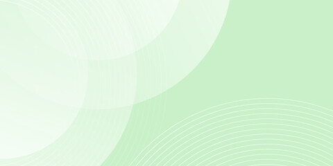Abstract soft green minimalis simple green background. Simple circles shapes geometric.