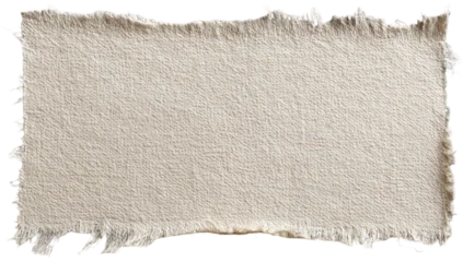 Fototapete Staub Frayed beige fabric swatch  © Meryati