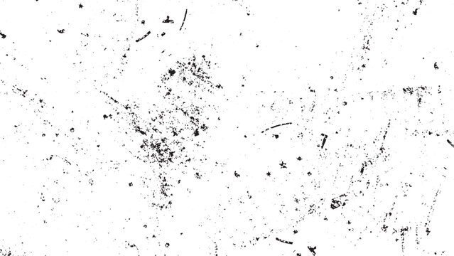 Sketch Lines Grunge Texture. Black Distress Overlay with Abrasion and Scribble Effect