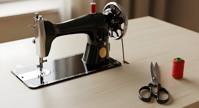 old sewing machine