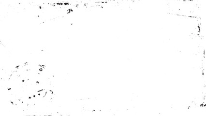 Grunge Noise Urban Texture Vector. Distressed Cracked Dots Overlay Black and White Background