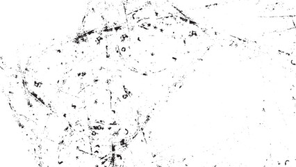 Abstract Grunge Urban Texture Vector. Distressed Cracked Dots Black White Background
